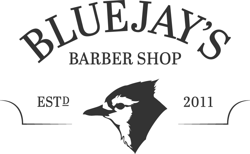 Bluejay's Barbershop Main Logo